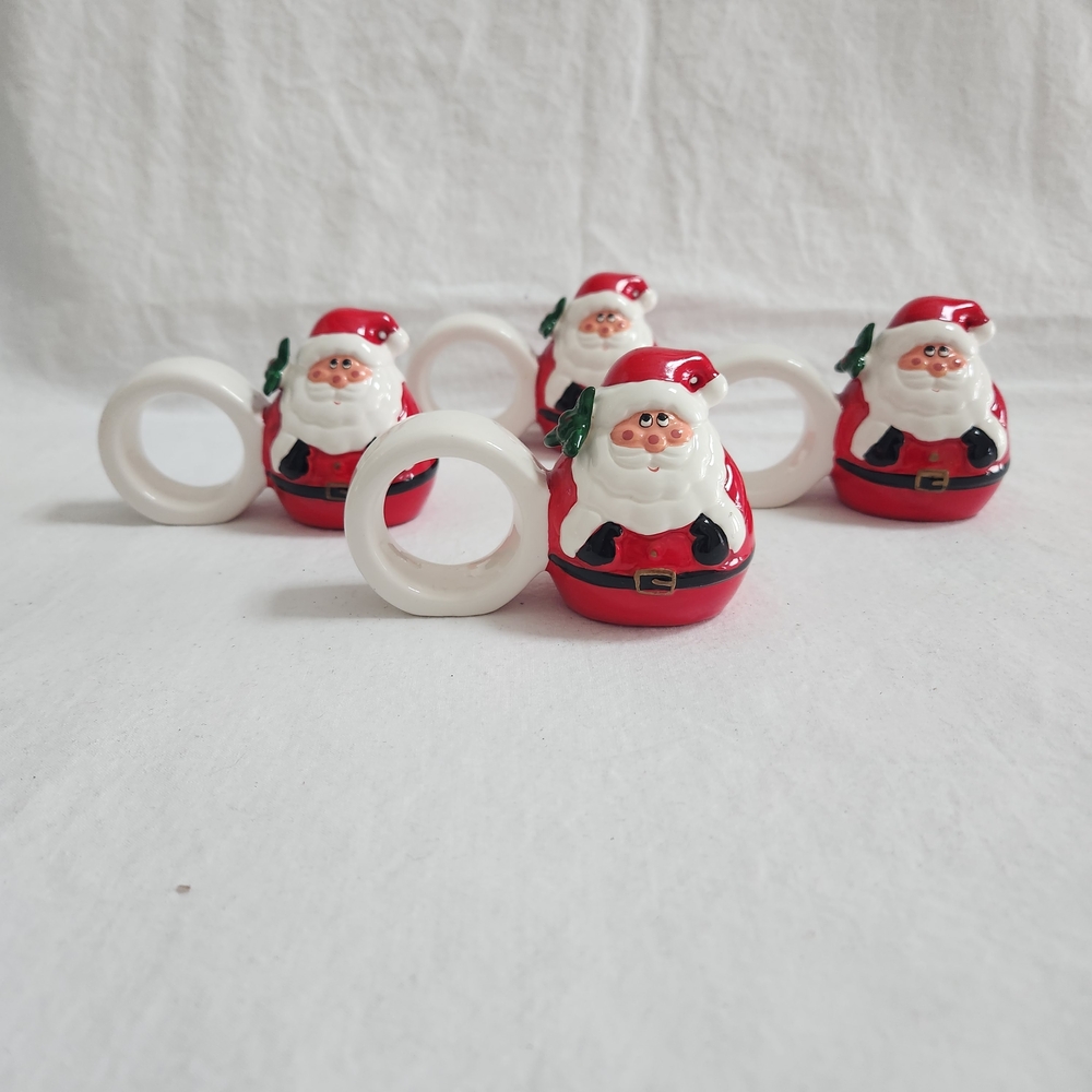 Santa Claus Napkin Rings